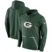 Wholesale Cheap Men's Green Bay Packers Nike Green Champ Drive Vapor Speed Pullover Hoodie