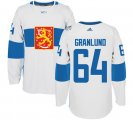 Wholesale Cheap Team Finland #64 Mikael Granlund White 2016 World Cup Stitched NHL Jersey