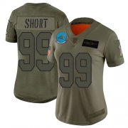 Wholesale Cheap Nike Panthers #99 Kawann Short Camo Women's Stitched NFL Limited 2019 Salute to Service Jersey