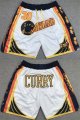 Wholesale Cheap Men's Golden State Warriors #30 Stephen Curry White Shorts(Run Small)