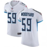 Wholesale Cheap Nike Titans #59 Wesley Woodyard White Men's Stitched NFL Vapor Untouchable Elite Jersey