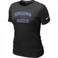 Wholesale Cheap Women's Nike Indianapolis Colts Heart & Soul NFL T-Shirt Black