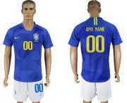 Wholesale Cheap Brazil Personalized Away Soccer Country Jersey