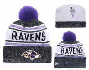 Wholesale Cheap NFL Baltimore Ravens Logo Stitched Knit Beanies 019