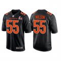 Wholesale Cheap Men's Cincinnati Bengals #55 Logan Wilson 2022 Black Super Bowl LVI Game Stitched Jersey