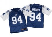 Wholesale Cheap Nike Cowboys #94 Randy Gregory Navy Blue/White Throwback Men's Stitched NFL Elite Jersey