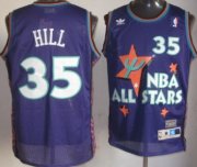 Wholesale Cheap NBA 1995 All-Star #35 Grant Hill Purple Swingman Throwback Jersey