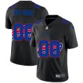Wholesale Cheap Buffalo Bills Custom Men's Nike Team Logo Dual Overlap Limited NFL Jersey Black