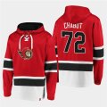 Wholesale Cheap Men's Ottawa Senators #72 Thomas Chabot Red Ageless Must-Have Lace-Up Pullover Hoodie