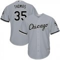 Wholesale Cheap White Sox #35 Frank Thomas Grey Road Cool Base Stitched Youth MLB Jersey