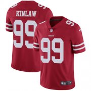 Wholesale Cheap Nike 49ers #99 Javon Kinlaw Red Team Color Youth Stitched NFL Vapor Untouchable Limited Jersey
