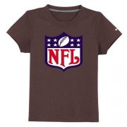 Wholesale Cheap NFL Logo Youth T-Shirt Brown