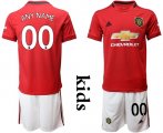 Wholesale Cheap Manchester United Personalized Home Kid Soccer Club Jersey