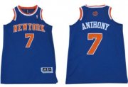 Wholesale Cheap New York Knicks #7 Carmelo Anthony Revolution 30 Swingman 2013 Blue Jersey