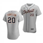 Wholesale Cheap Men's Detroit Tigers #20 Spencer Torkelson Gray Flex Base Stitched Jersey