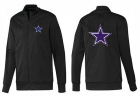 Wholesale Cheap NFL Dallas Cowboys Team Logo Jacket Black_1