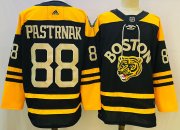 Wholesale Cheap Men's Boston Bruins #88 David Pastrnak Black Classic Primegreen Stitched Jersey