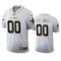 Wholesale Cheap Dallas Cowboys Custom Men's Nike White Golden Edition Vapor Limited NFL 100 Jersey
