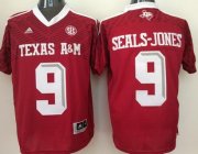 Wholesale Cheap Men's Texas A&M Aggies #9 Ricky Seals-Jones Red 2016 College Football Nike Jersey