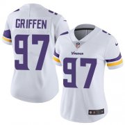 Wholesale Cheap Nike Vikings #97 Everson Griffen White Women's Stitched NFL Vapor Untouchable Limited Jersey
