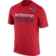 Wholesale Cheap Men's New England Patriots Nike Practice Legend Performance T-Shirt Red
