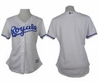 Wholesale Cheap Royals Blank White Home Women's Stitched MLB Jersey