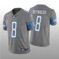 Wholesale Cheap Men's Detroit Lions #8 Josh Reynolds Grey Vapor Untouchable Limited Stitched Jersey