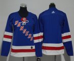 Wholesale Cheap Adidas Rangers Blank Royal Blue Home Authentic Women's Stitched NHL Jersey