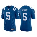 Wholesale Cheap Mens Indianapolis Colts #5 Stephon Gilmore Royal Stitched Game Jersey