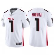 Wholesale Cheap Men's Atlanta Falcons #1 Marcus Mariota White Vapor Untouchable Limited Stitched Jersey