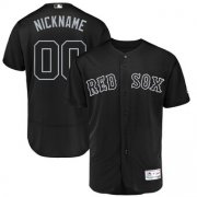 Wholesale Cheap Boston Red Sox Majestic 2019 Players' Weekend Flex Base Authentic Roster Custom Jersey Black