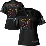 Wholesale Cheap Nike Rams #21 Donte Deayon Black Women's NFL Fashion Game Jersey