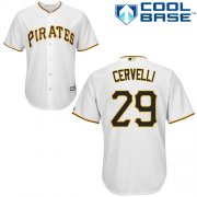 Wholesale Cheap Pirates #29 Francisco Cervelli White Cool Base Stitched Youth MLB Jersey