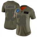 Wholesale Cheap Nike Colts #38 T.J. Carrie Camo Women's Stitched NFL Limited 2019 Salute To Service Jersey