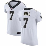 Wholesale Cheap Nike Saints #7 Taysom Hill White Men's Stitched NFL Vapor Untouchable Elite Jersey