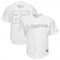 Wholesale Cheap Brewers #22 Christian Yelich White 