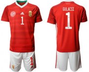 Wholesale Cheap Hungary 1 GULACSI Home UEFA Euro 2020 Soccer Jersey