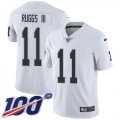 Wholesale Cheap Nike Raiders #11 Henry Ruggs III White Youth Stitched NFL 100th Season Vapor Untouchable Limited Jersey