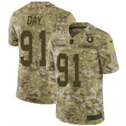 Wholesale Cheap Nike Colts #91 Sheldon Day Camo Men's Stitched NFL Limited 2018 Salute To Service Jersey