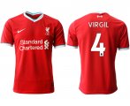 Wholesale Cheap Men 2020-2021 club Liverpool home aaa version 4 red Soccer Jerseys