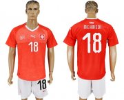 Wholesale Cheap Switzerland #18 Mehmedi Red Home Soccer Country Jersey