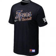Wholesale Cheap Detroit Tigers Nike Short Sleeve Practice MLB T-Shirt Black