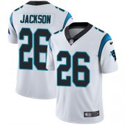 Wholesale Cheap Nike Panthers #26 Donte Jackson White Men's Stitched NFL Vapor Untouchable Limited Jersey