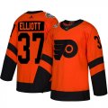 Wholesale Cheap Adidas Flyers #37 Brian Elliott Orange Authentic 2019 Stadium Series Stitched Youth NHL Jersey