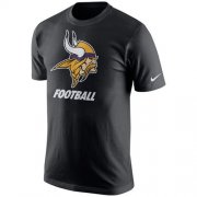 Wholesale Cheap Minnesota Vikings Nike Facility T-Shirt Black
