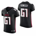 Cheap Atlanta Falcons #61 Matt Hennessy Nike Men's Black Team Color Men's Stitched NFL 2020 Vapor Untouchable Elite Jersey