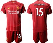 Wholesale Cheap Liverpool #15 Sturridge Red Home Soccer Club Jersey