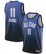 Wholesale Cheap Men's 2023 All-Star #11 Kyrie Irving Blue Game Swingman Stitched Basketball Jersey