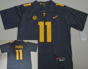 Wholesale Cheap Men's Tennessee Volunteers #11 Joshua Dobbs Gray Stitched NCAA Nike College Football Jersey