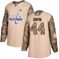 Wholesale Cheap Adidas Capitals #44 Brooks Orpik Camo Authentic 2017 Veterans Day Stitched Youth NHL Jersey